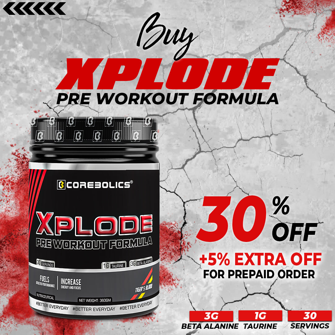 Corebolics Xplode Pre Workout Formula(360 gm, 30 Servings)