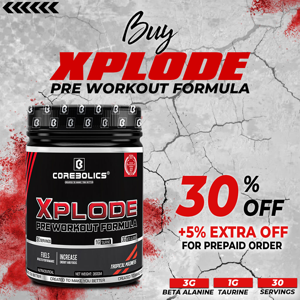 Corebolics Xplode Pre Workout Formula(360 gm, 30 Servings)