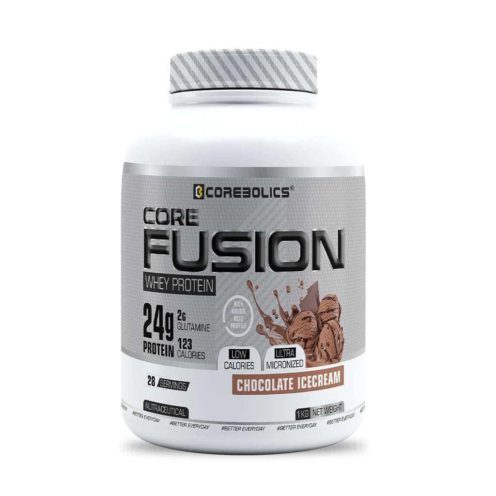 Corebolics Core Fusion Whey Protein  (1 kg, 28 Servings )