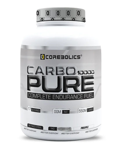 Corebolics Carbo Pure 10000 Complete Endurance Fuel (Pineapple, 1 kg, 17 Servings)