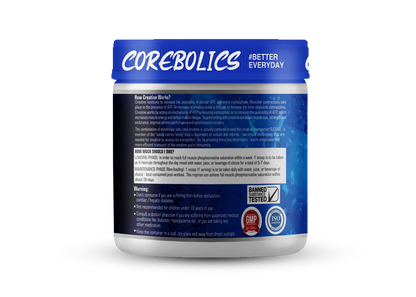 Corebolics Creatine (Creatine + Electrolyte) (Unflavored, 150 gm, 50 Servings)