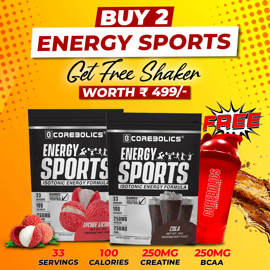 BUY 2 COREBOLICS ENERGY SPORTS + ( GET FREE SHAKER )