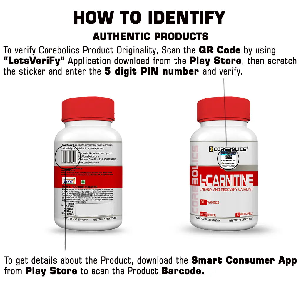 Corebolics L-Carnitine Energy And Recovery Catalyst