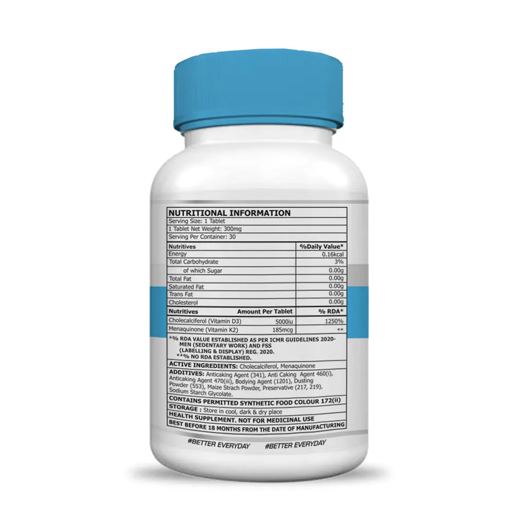 Corebolics K2+D3 (Bone And Cardiovascular Support)