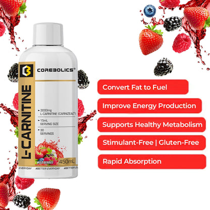 Corebolics L-Carnitine Liquid (450 ml, 30 serving)