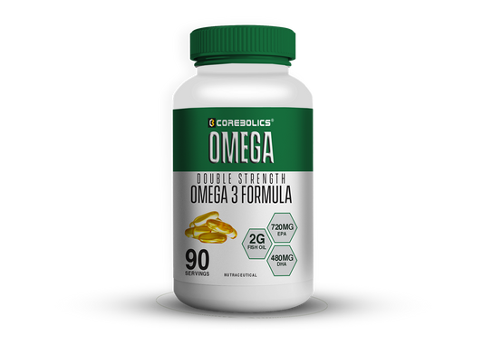 Corebolics Omega - 3 (Double Strength Formula)