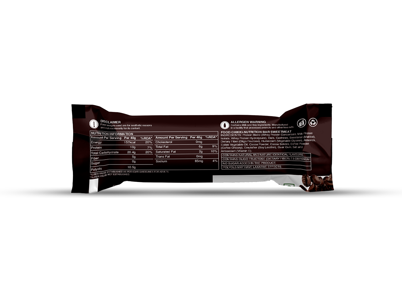 Corebolics Zero Bar (10 gm Protein, 6 Bars)