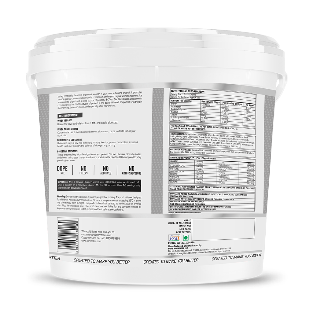 Core Fusion Whey Protein 4kg Image