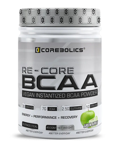 Corebolics Re-Core BCAA(450 gm, 30 Servings)