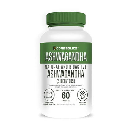 COREBOLICS ASHWAGANDHA 500mg, 60 CAPSULES