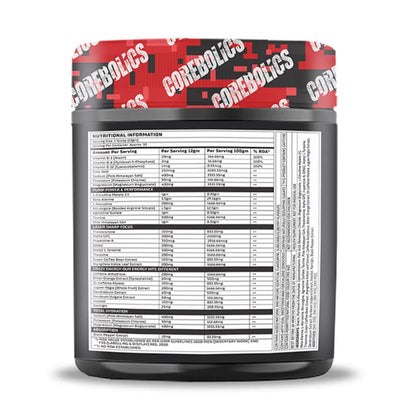 COREBOLICS XPLODE (BLACK SERIES) PRE WORKOUT (360 GM, 30 SERVINGS) + 150g Creatine free