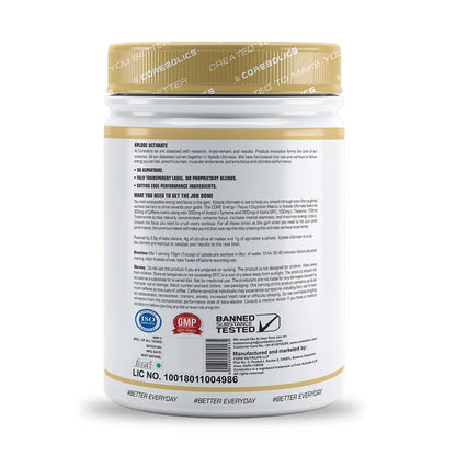 Corebolics Xplode Ultimate- Pump, Focus and Energy Pre Workout Formula(390 gm, 30 Servings) + Free T-shirt