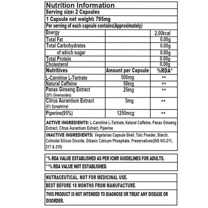 Corebolics L-Carnitine Energy And Recovery Catalyst