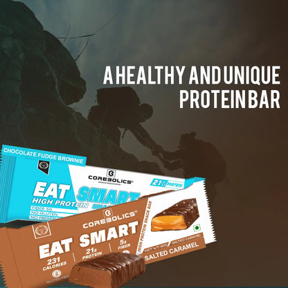 Corebolics  Eat Smart High-Protein Snack Bars (21 gm Protein, 6 Bars)